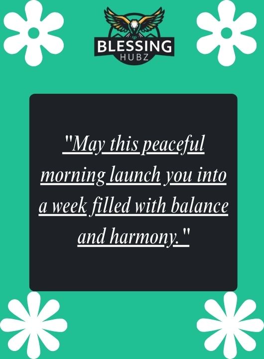 Blessings for Morning Peace