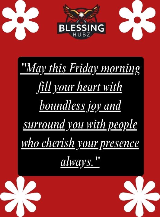 Friday Morning Prayers