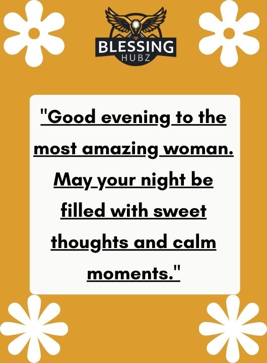 Good Evening Messages for Her