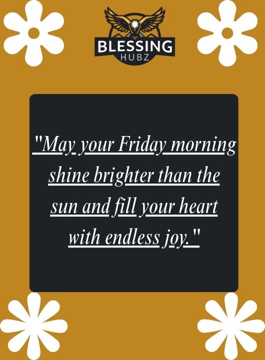 Good Morning Friday Blessings