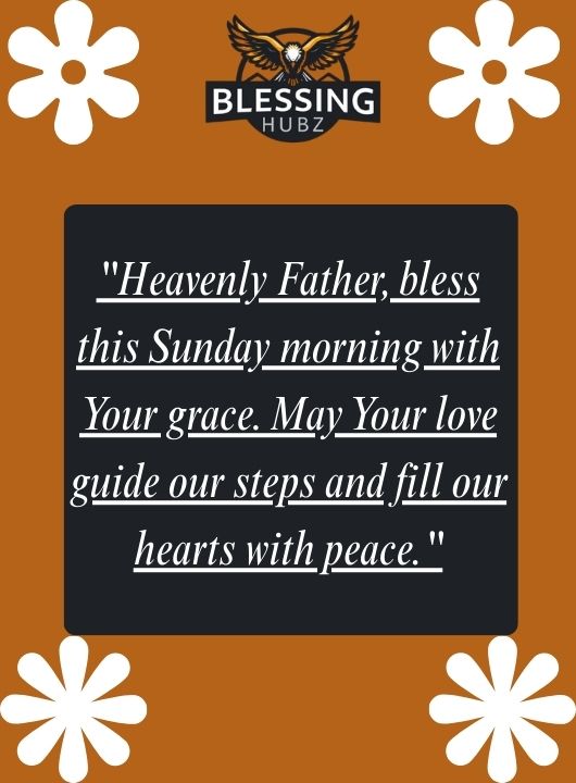 Good Morning Sunday Prayers