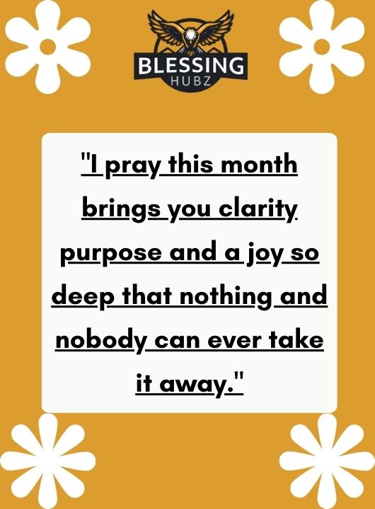 Happy New Month Prayers For Your Love