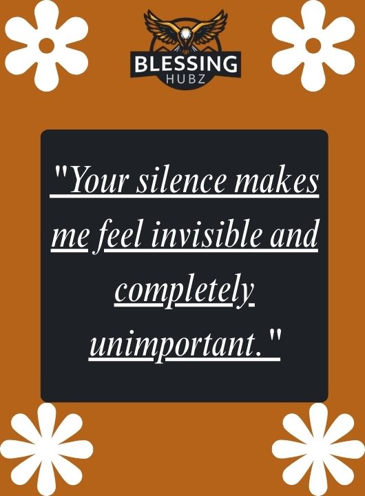 I Hate Being Ignored