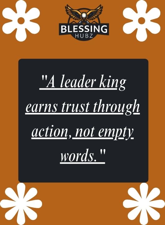 Leader King Quotes