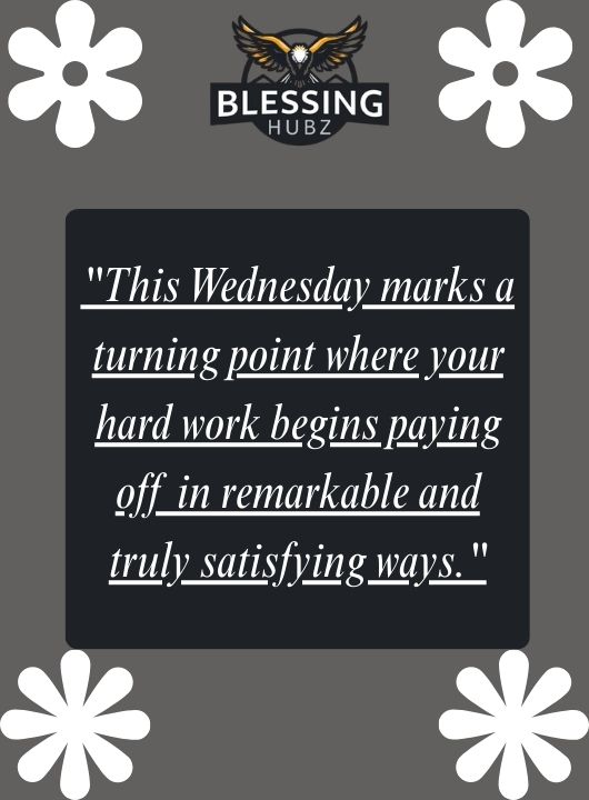 Positive Good Morning Wednesday Blessings