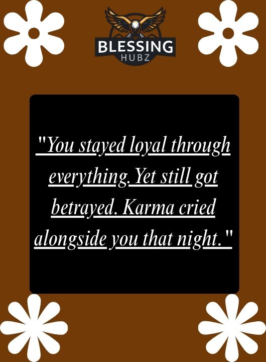 Sad Karma Cheating Quotes