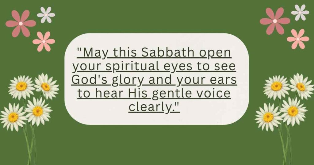 Spiritual Sabbath Blessings