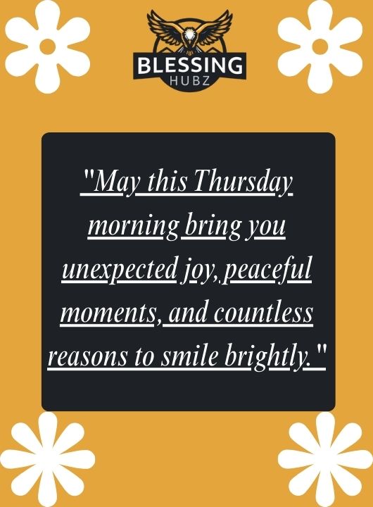 Thursday Blessings