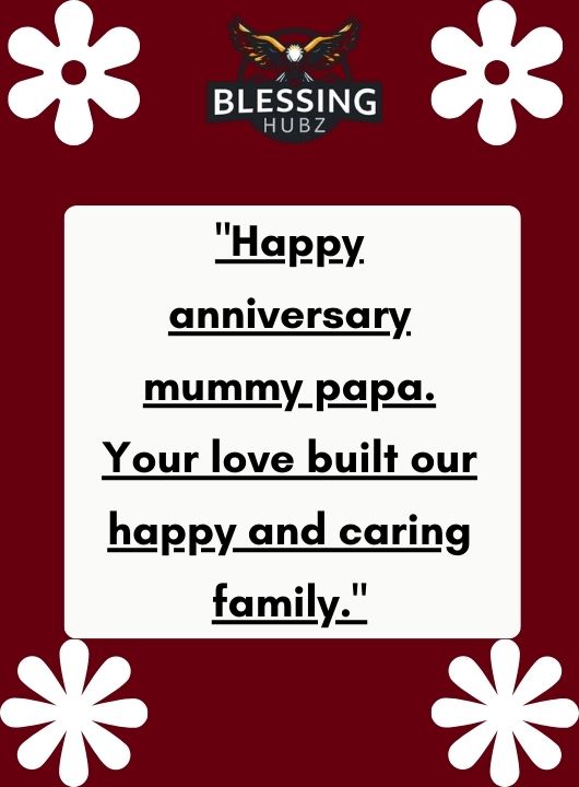 Anniversary Wishes for Parents