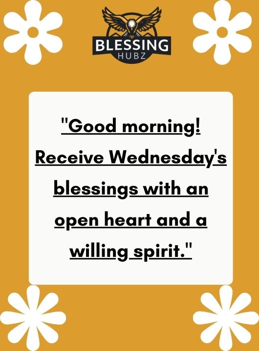 Good Morning Wednesday,