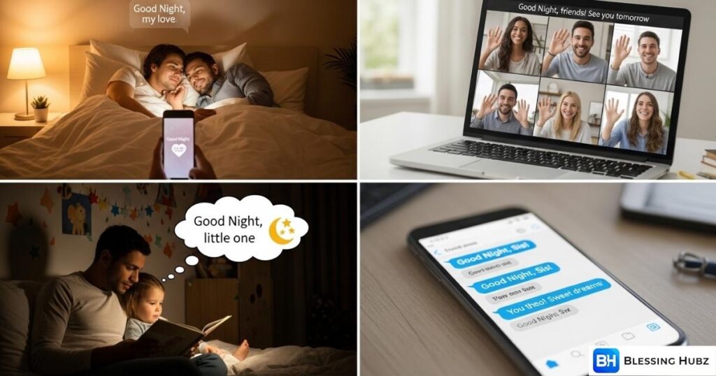 Good Night Messages by Relationship Type
