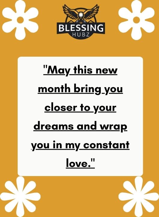 New Month Wishes To My Girlfriend