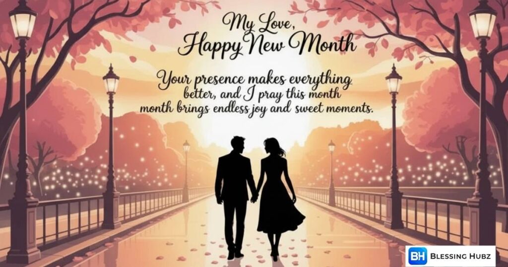 Romantic New Month Messages for Her