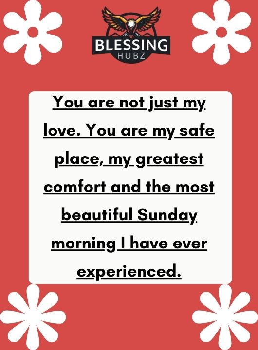 Sunday Message to My Love