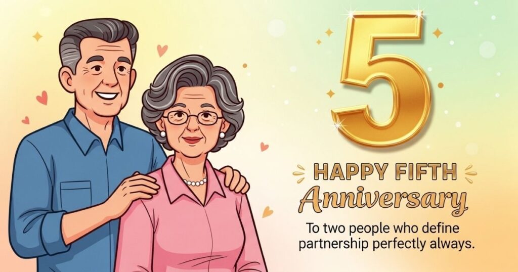 5th Anniversary Messages for Uncle and Aunt