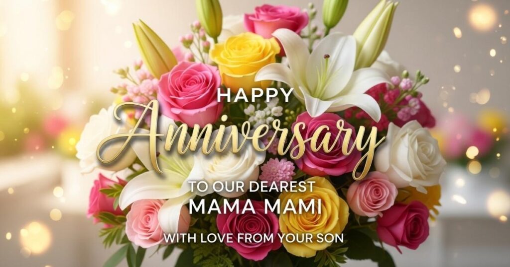 Anniversary Wishes for Mama Mami from Son