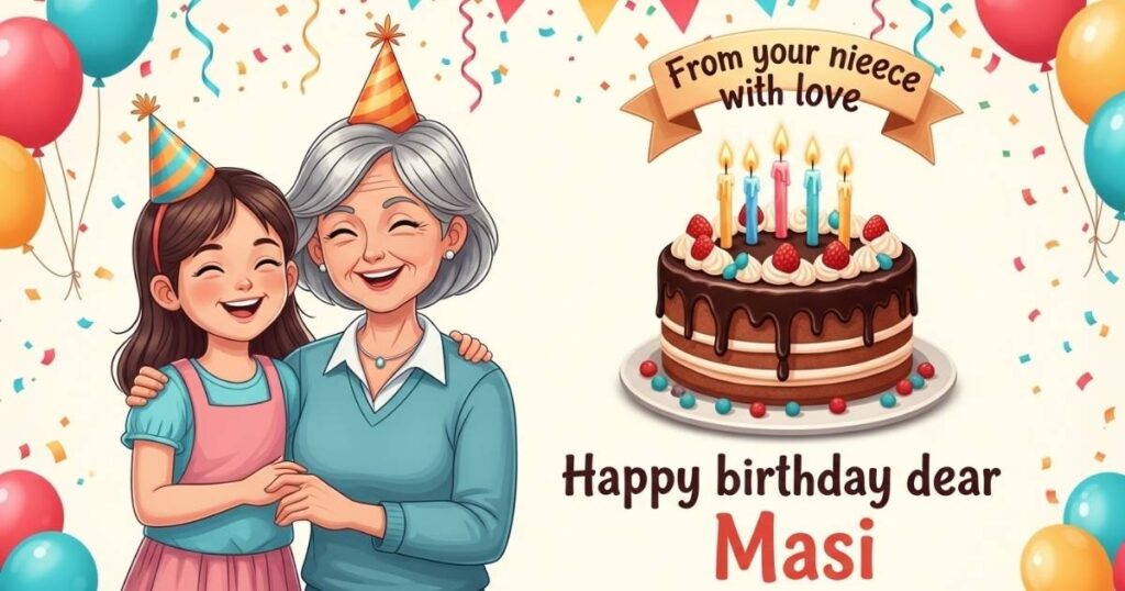 Birthday Wishes for a Masi from Niece