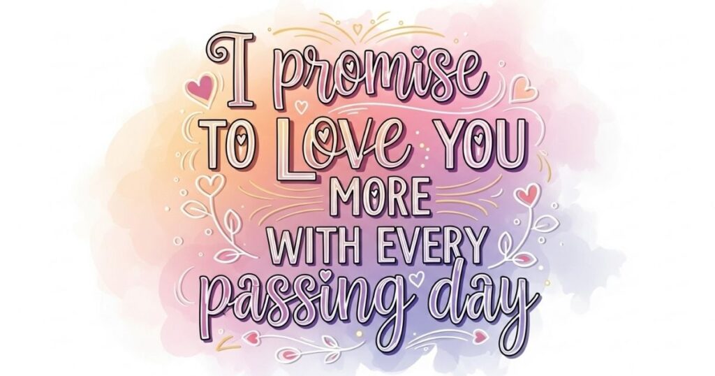 Romantic Love Promise Quotes For Boyfriend