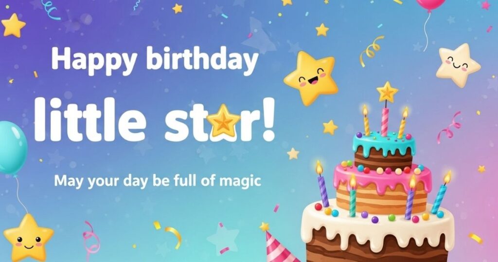 Sweet Birthday Wishes for Kids