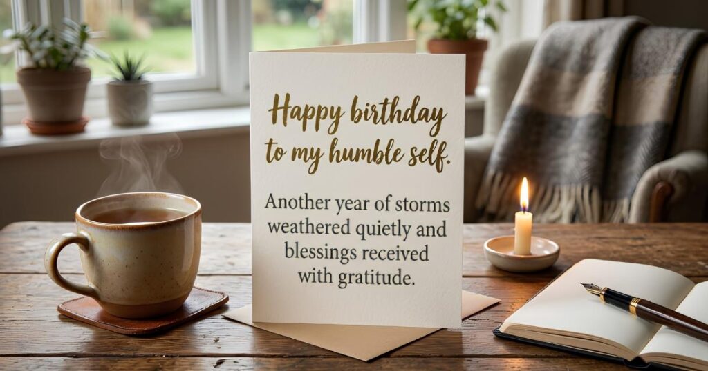 Birthday Wishes to My Humble Self
