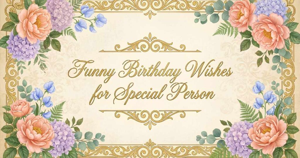 Funny Birthday Wishes for Special Person
