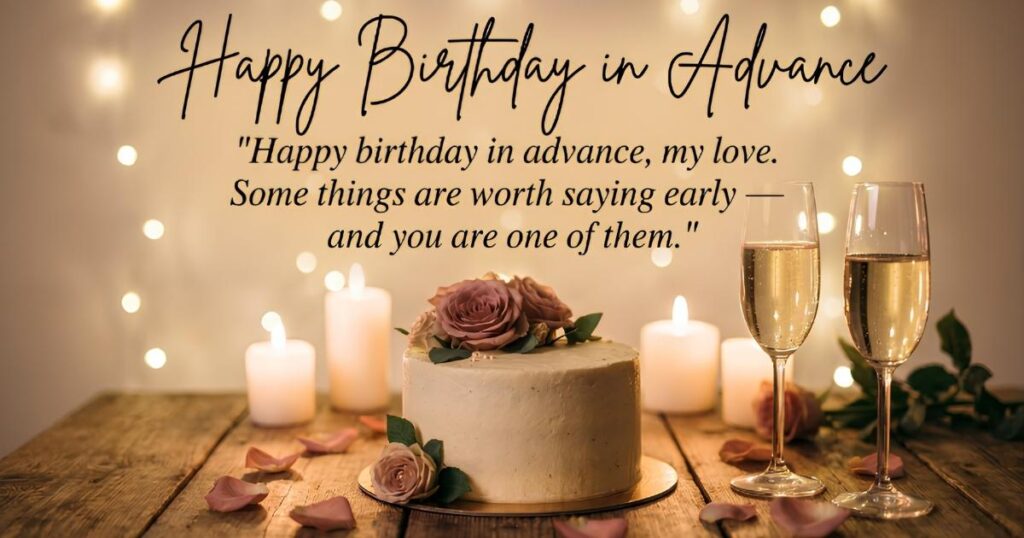 Happy Birthday in Advance