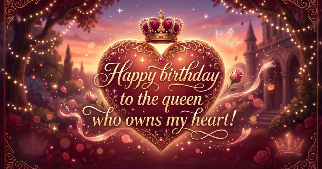 Heart-Touching Birthday Wishes for Queen