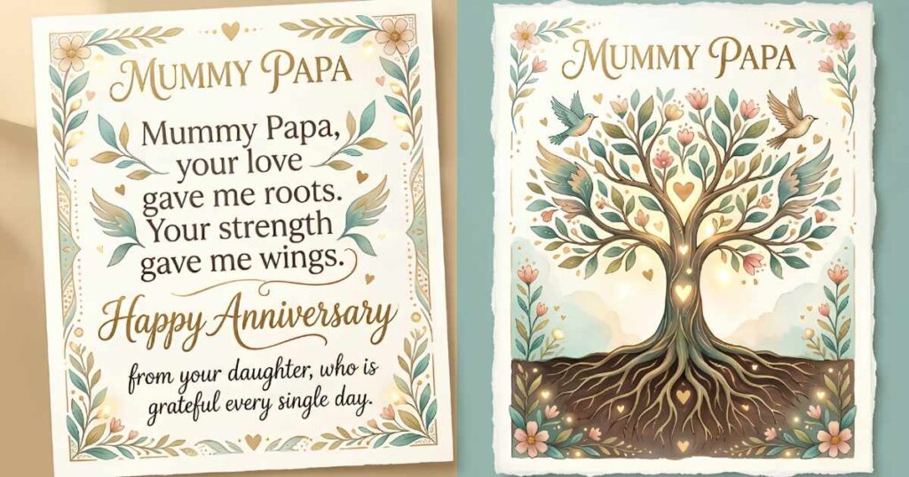 Marriage Anniversary Wishes for Mummy Papa From Daughter