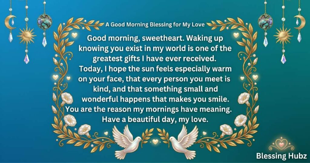 Long Good Morning Message to My Love