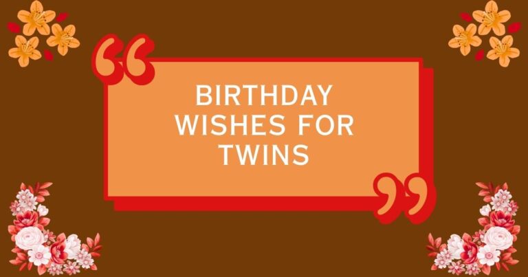 Birthday Wishes for Twins