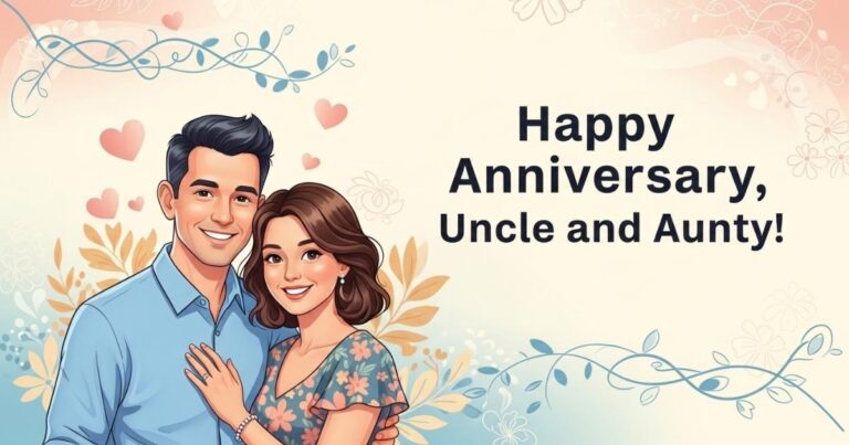 Anniversary Wishes For Uncle And Aunty