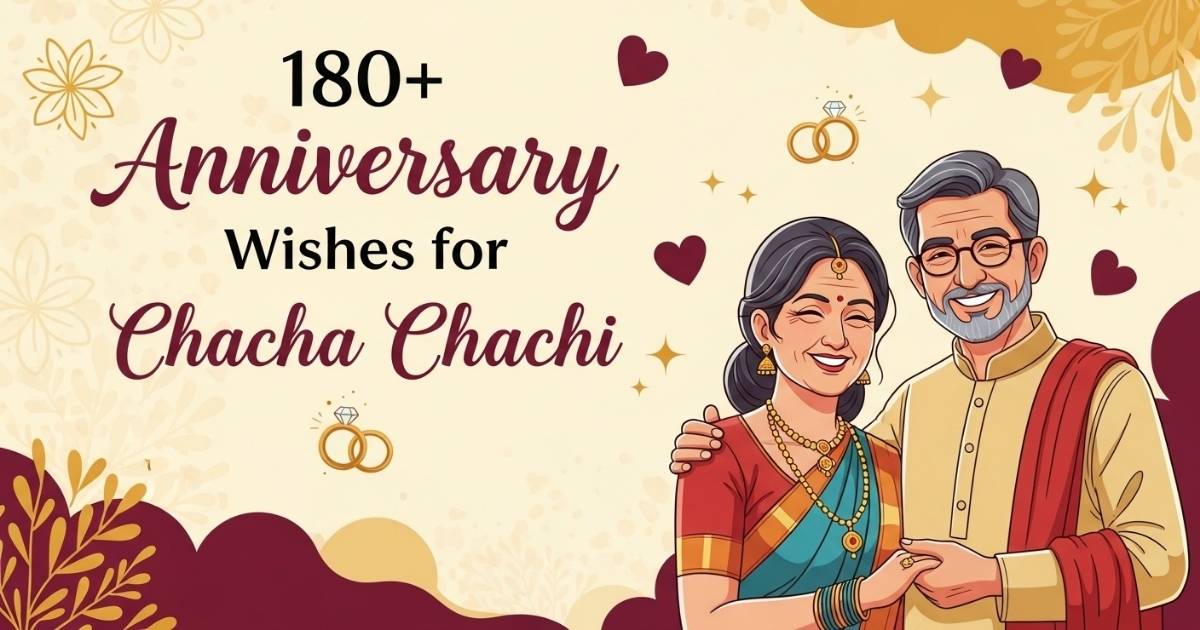Anniversary Wishes for Chacha Chachi