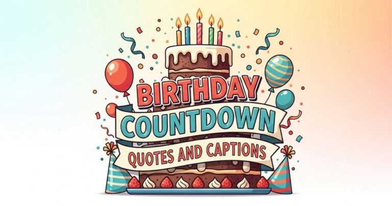 Birthday Countdown Quotes and Captions