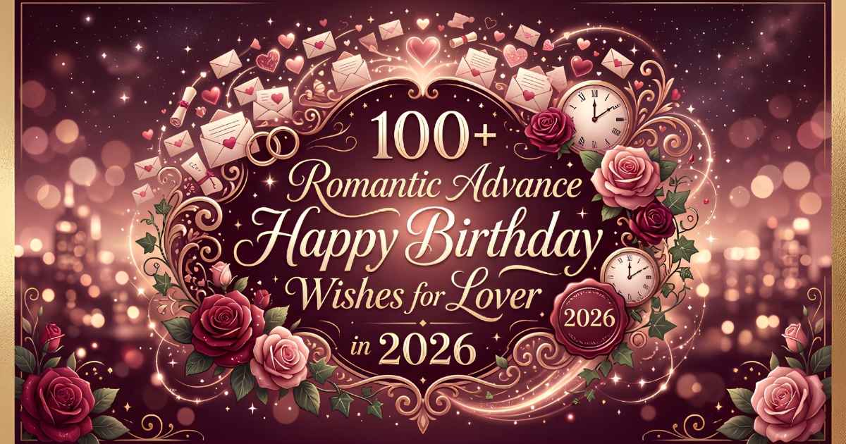 Advance Happy Birthday Wishes for Lover