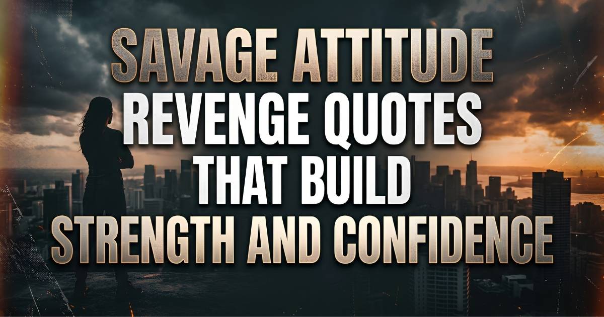 Attitude Revenge Quotes