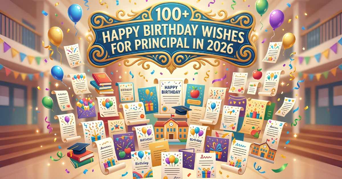 Birthday Wishes for Principal
