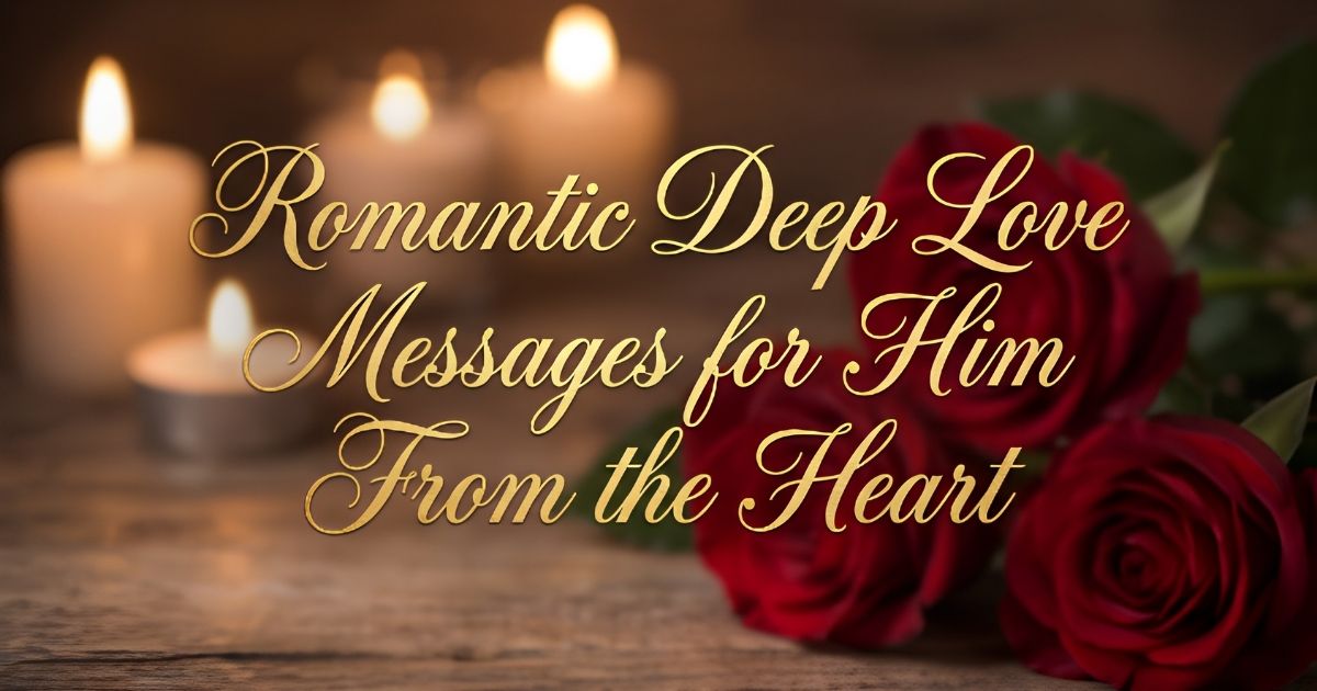 Deep Love Messages for Him