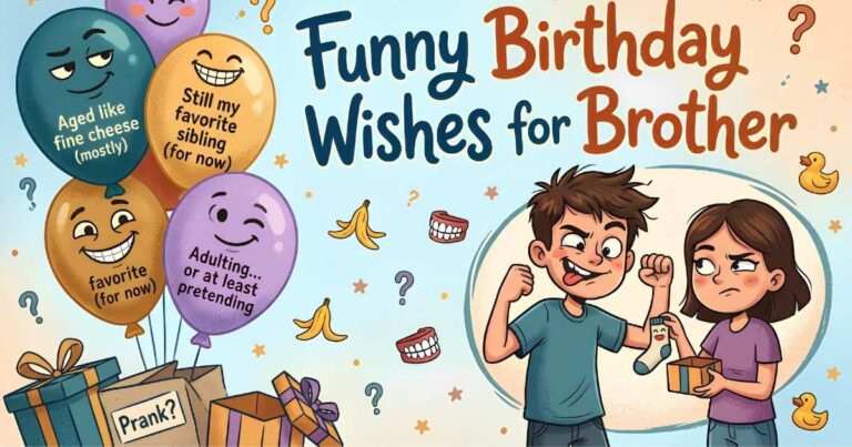 Funny Birthday Wishes for Brother