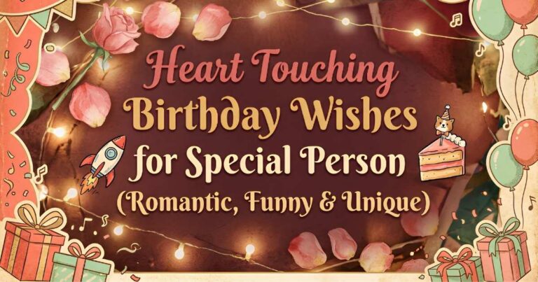 Heart Touching Birthday Wishes for Special Person