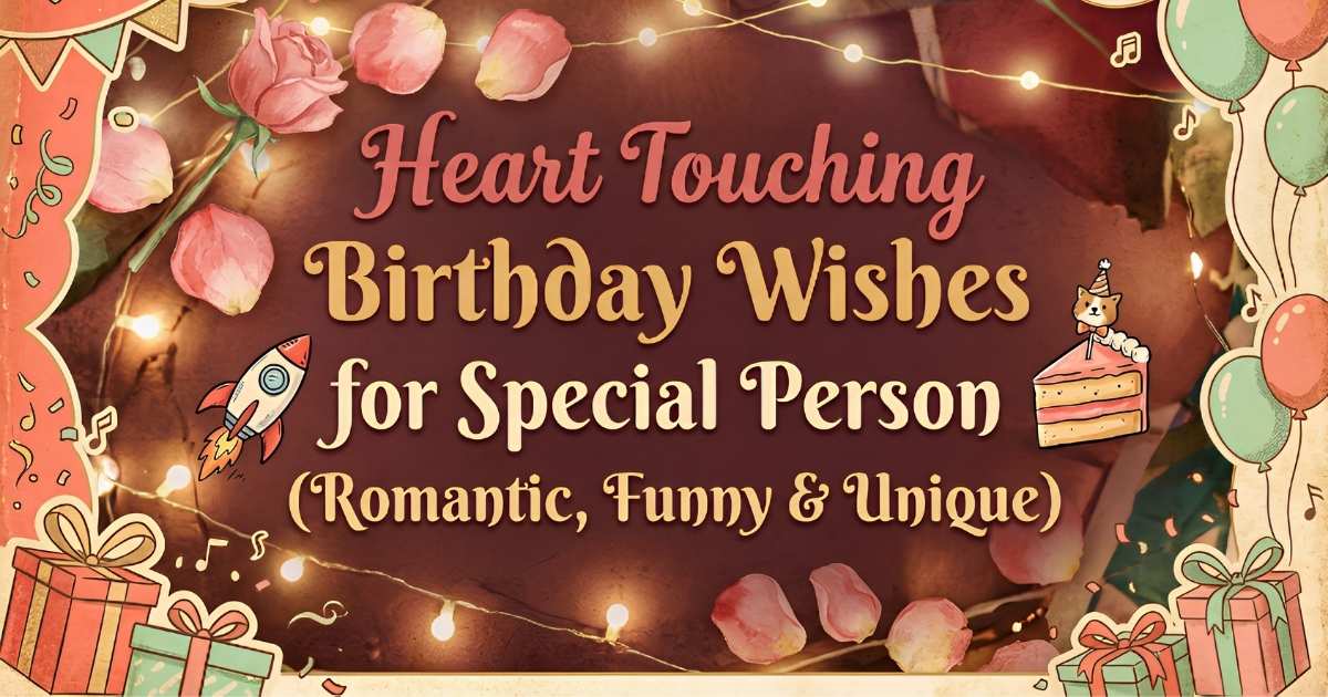 Heart Touching Birthday Wishes for Special Person