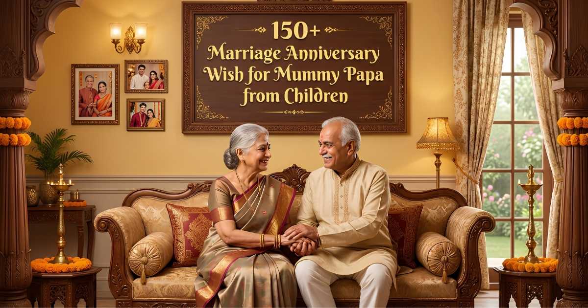 Marriage Anniversary Wish for Mummy Papa