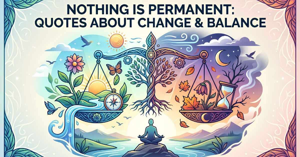 Nothing Is Permanent Quotes