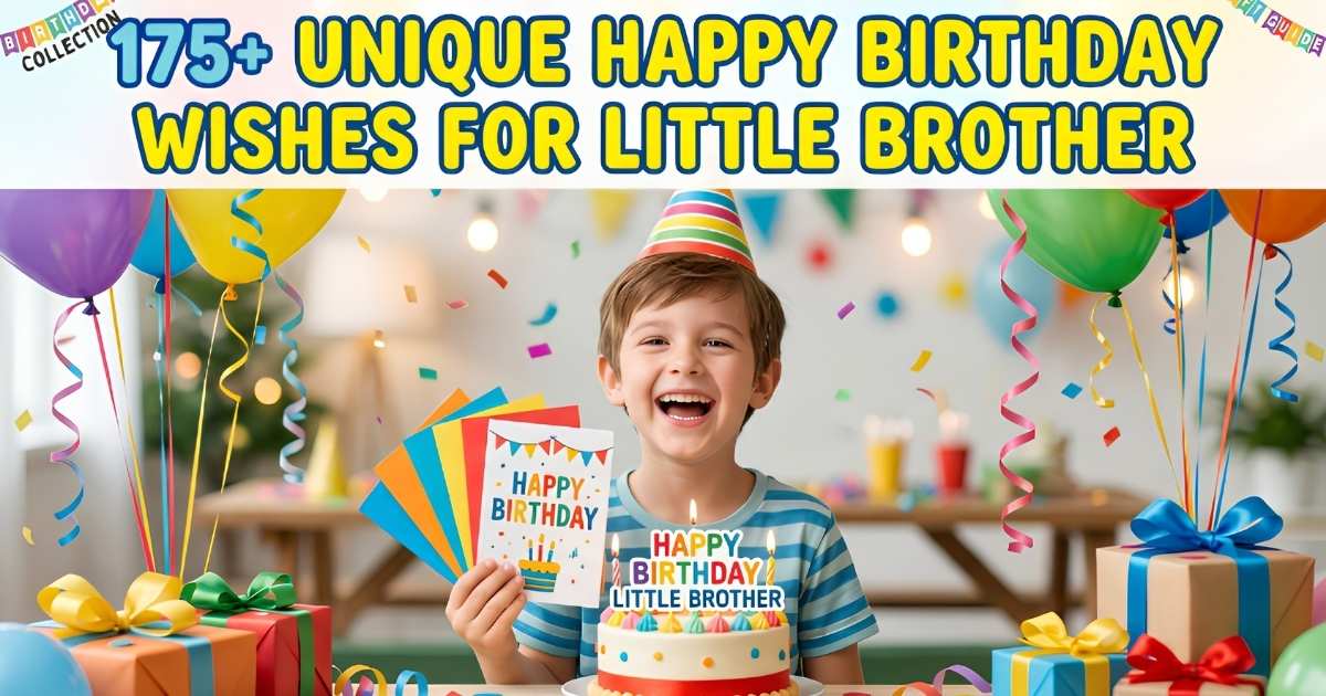 Birthday Wishes for Little Brother