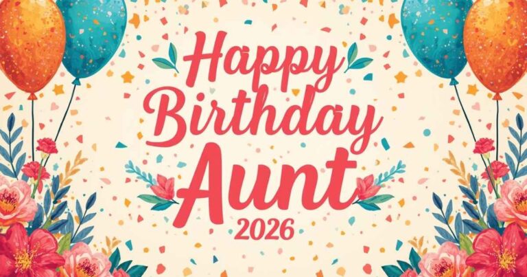 Happy Birthday Wishes for Aunt