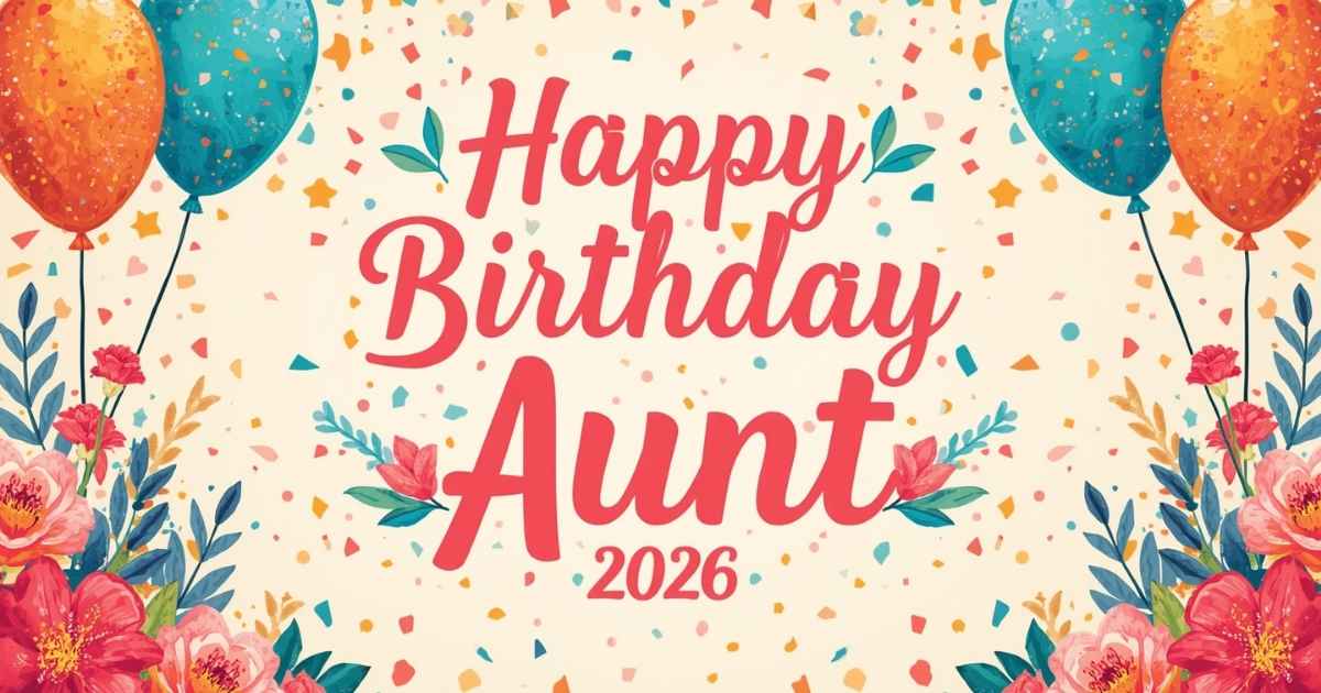 Happy Birthday Wishes for Aunt
